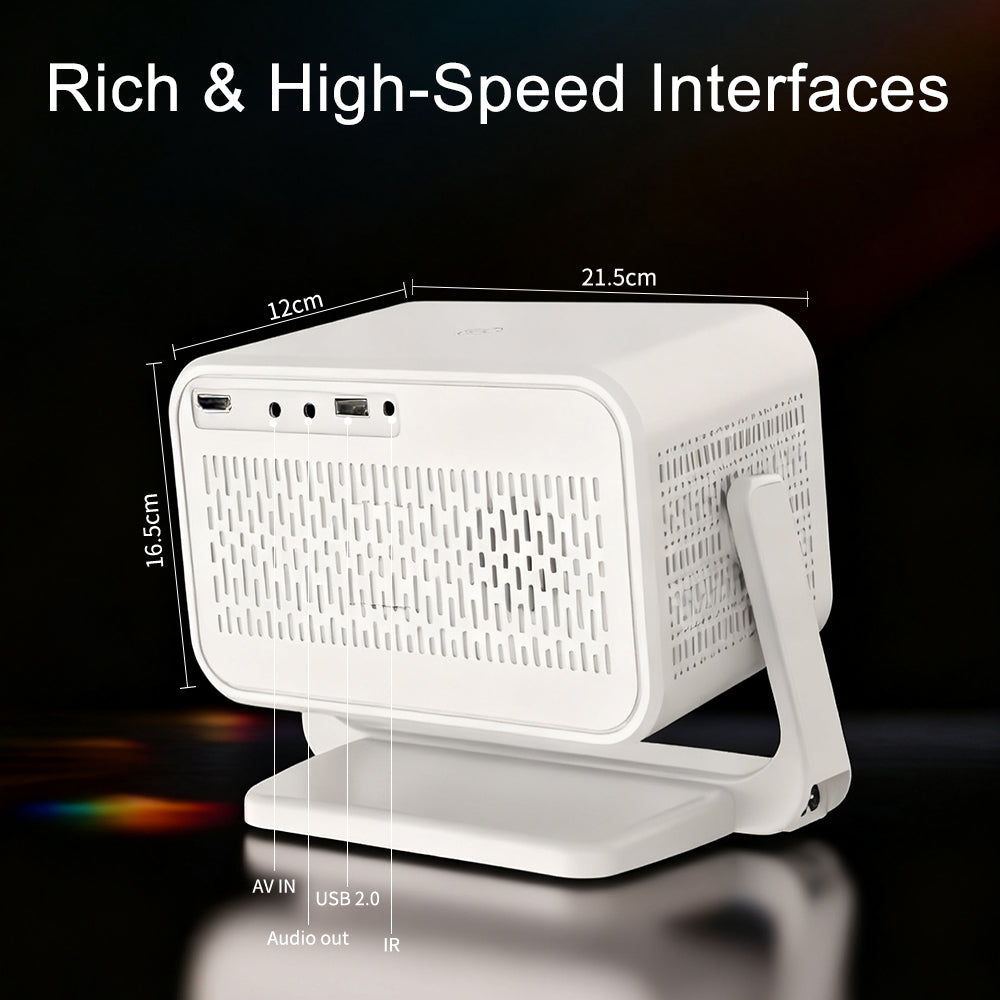 Vivicine New Arrival Portable P21 Android 13 1920x1080p Full HD 1080p Home Movie Projector,Auto focus,Auto keystone