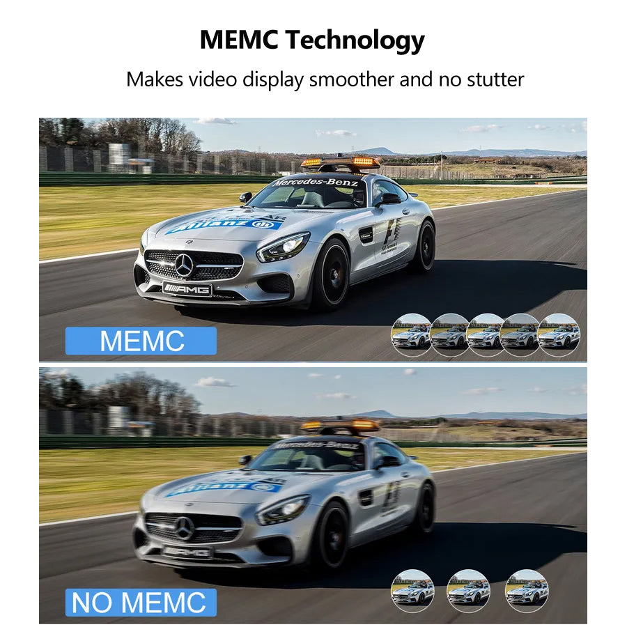 Vivicine M2 Android 9.0 1080p 3D 4K Projector,Built-in 15600mAh Battery