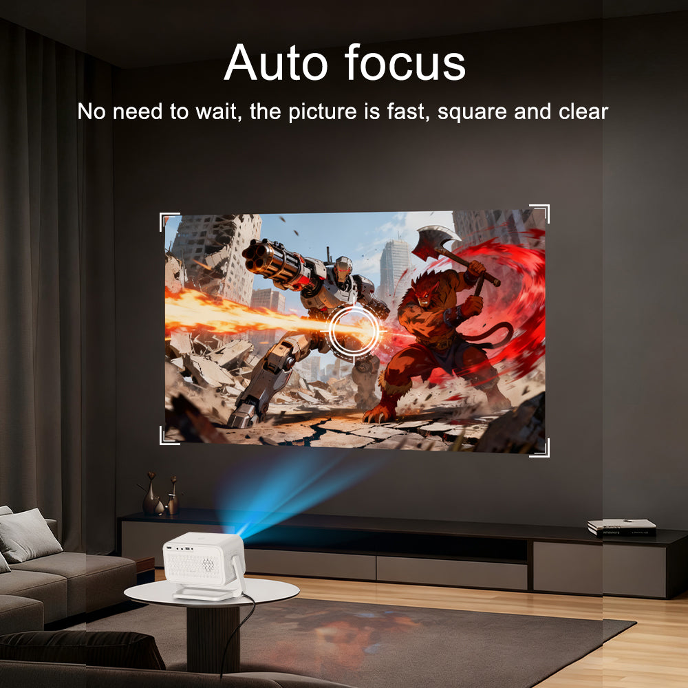 Vivicine New Arrival Portable P21 Android 13 1920x1080p Full HD 1080p Home Movie Projector,Auto focus,Auto keystone