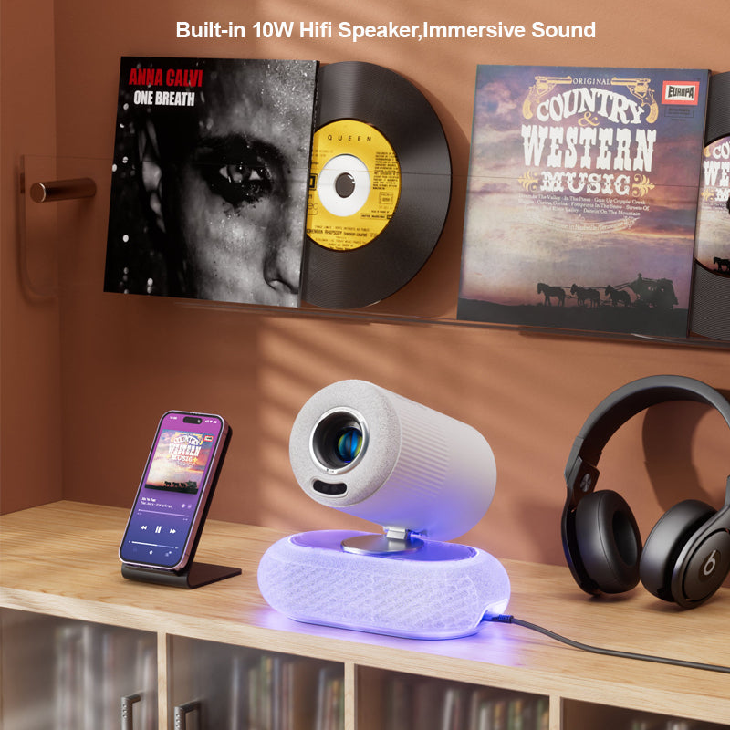 Vivicine Latest Smart Android 13 1920x1080p Full HD 1080p Home Theater Projector,Auto focus,Auto keystone