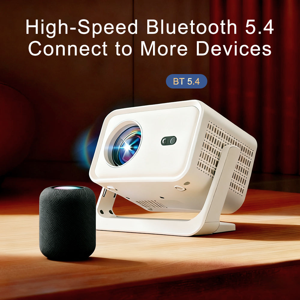 Vivicine New Arrival Portable P21 Android 13 1920x1080p Full HD 1080p Home Movie Projector,Auto focus,Auto keystone