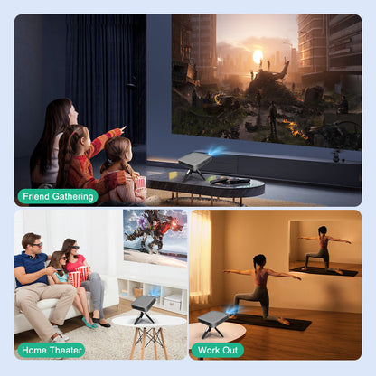VIVICINE P15 Pro Full HD 1080P Projector 4K DLP Android 9.0 3D 4K Supported Smart Home Theater Projector