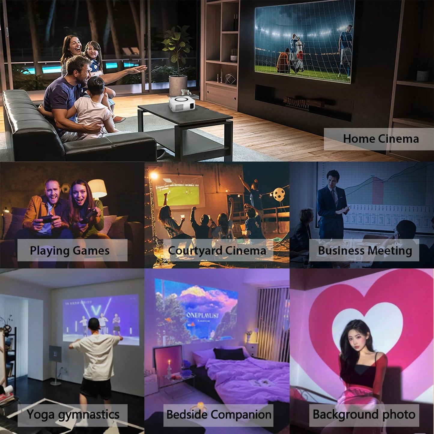 Vivicine Y9 Android 11 Home 1080P Projector - China Best Projector