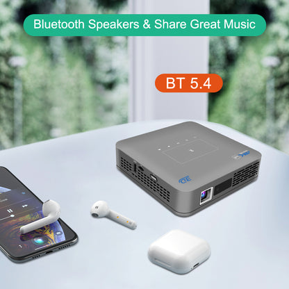 VIVICINE P15 Pro Full HD 1080P Projector 4K DLP Android 9.0 3D 4K Supported Smart Home Theater Projector