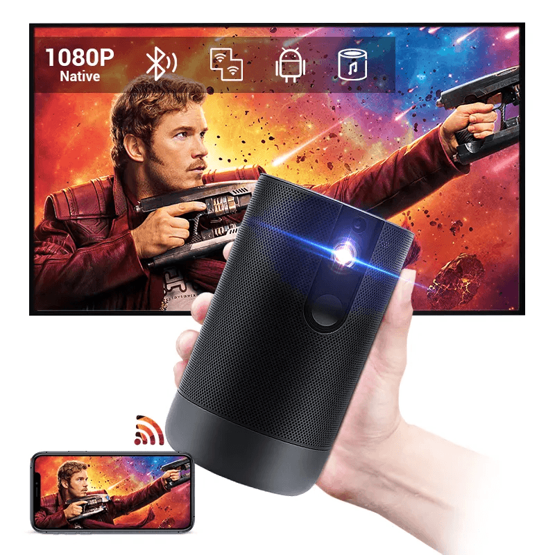 VIVICINE D029 Android 7.1 Full HD 1080P 3D Home Theater Projector