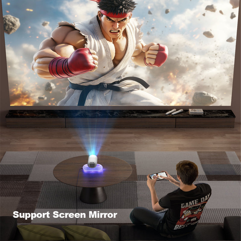 Vivicine Latest Smart Android 13 1920x1080p Full HD 1080p Home Theater Projector,Auto focus,Auto keystone