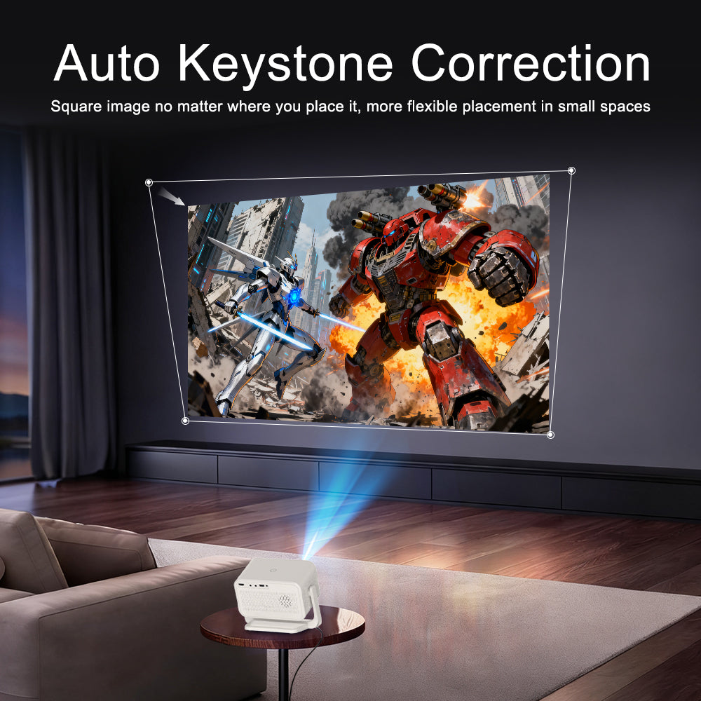 Vivicine New Arrival Portable P21 Android 13 1920x1080p Full HD 1080p Home Movie Projector,Auto focus,Auto keystone