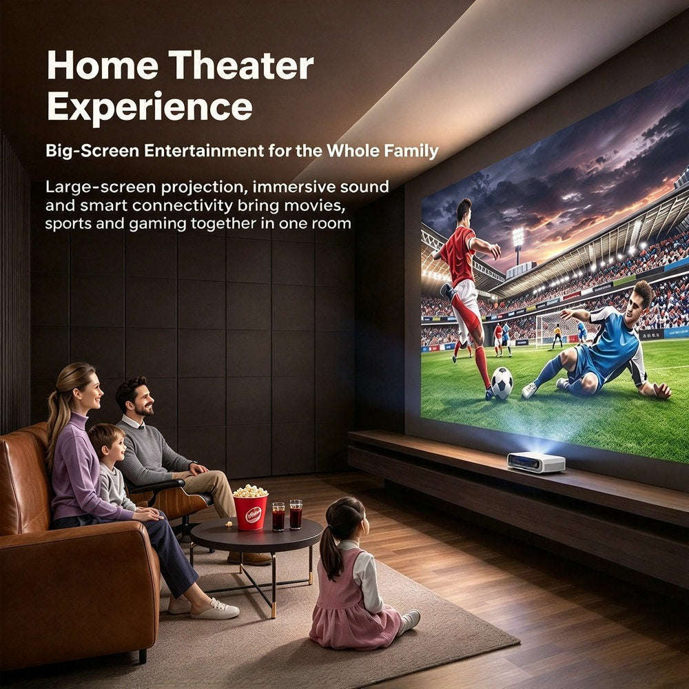 S2U Ultra Short Throw Triple Laser Projector, 1080p, 1000 ANSI Lumens