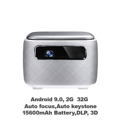 Vivicine V8 Pro Portable DLP 1080P 3D 4K Mini Projector